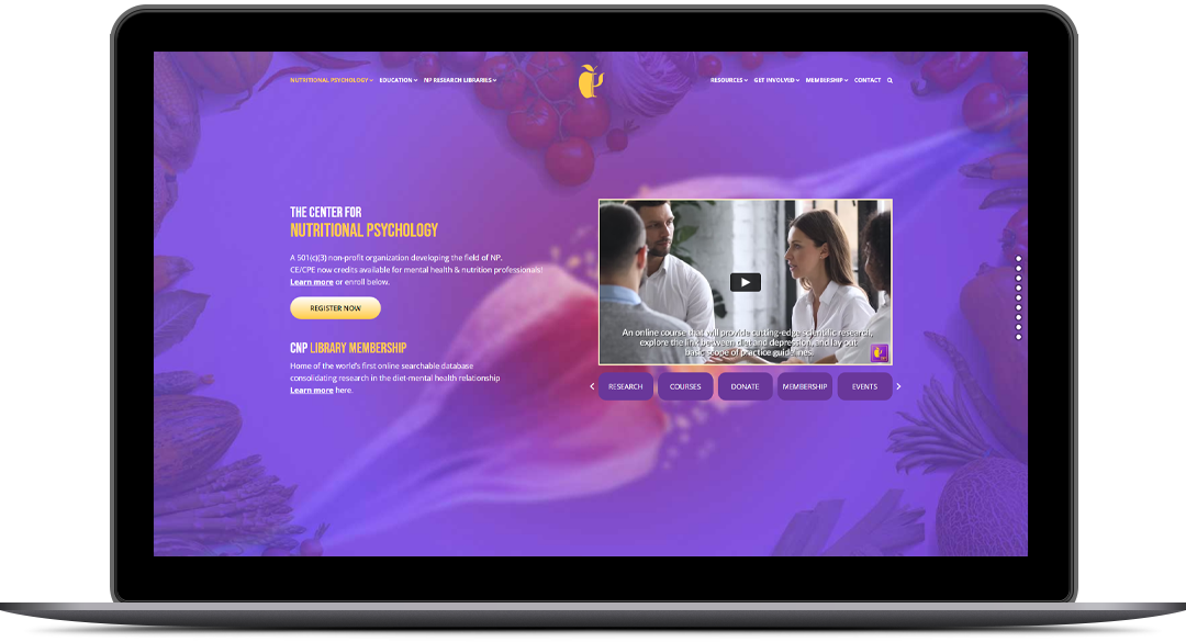 Responsive WordPress Website Design for Nutritional Psychology By Brandbees.net