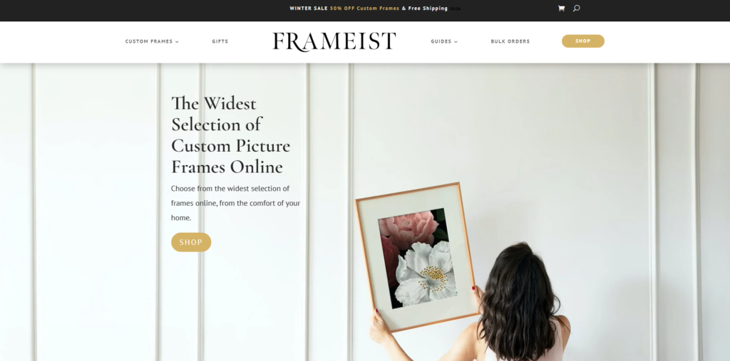 Framiest website homepage screenshot
